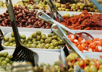 Olives and antipasto