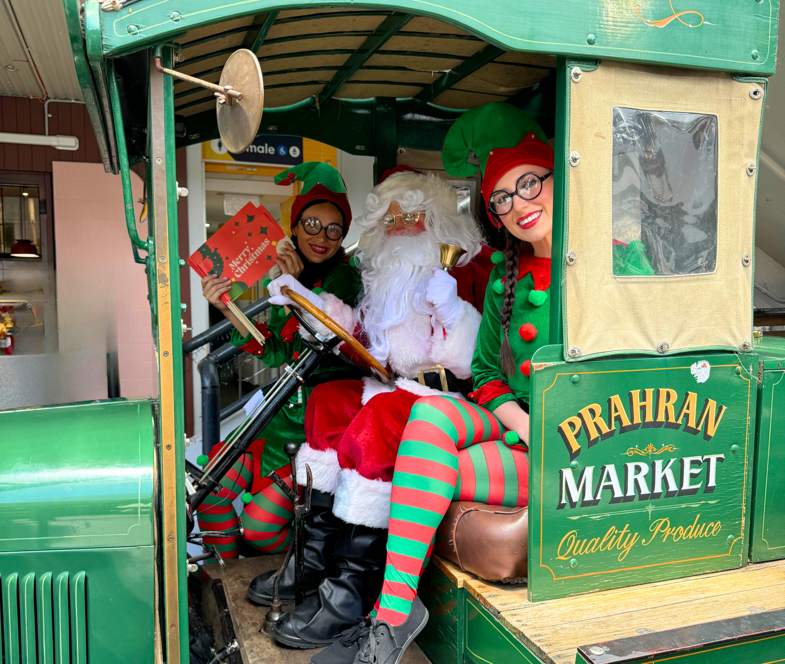 Santa Visits Prahran Market