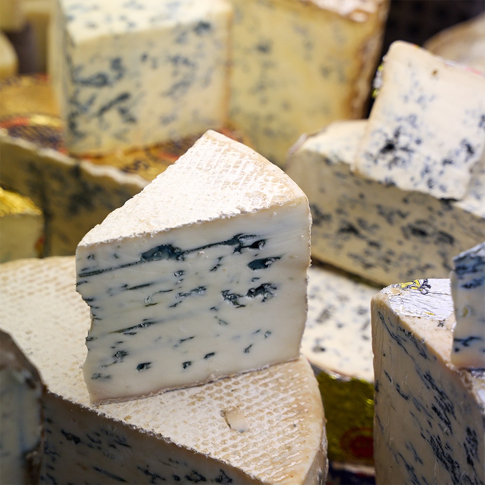 Blue cheese at Maker & Monger at Prahran Market