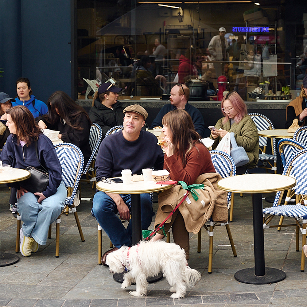 Customers at Q Le Baker