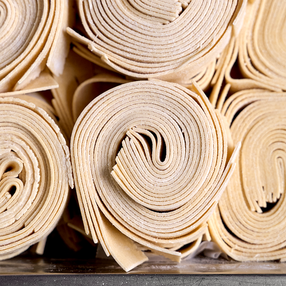 Fresh pasta from Pasta Shop at Prahran Market