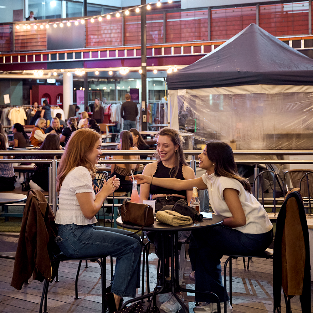 Prahran Market customers at Revamp vintage clothing event
